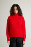 Woolrich Long Sleeve Sweater In Red