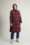 Woolrich Reversible Long Sleeve Over Coat In Red