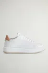 Woolrich Leather Sneakers In White