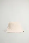 Woolrich Textured-finish Bucket Hat In White
