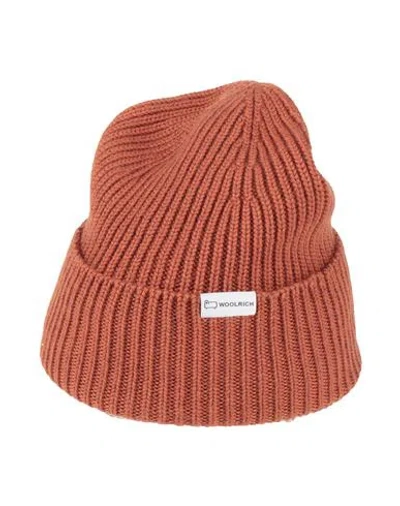Woolrich Woman Hat Brown Size L Virgin Wool