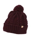 Woolrich Woman Hat Burgundy Size S Wool, Acrylic, Alpaca Wool In Red