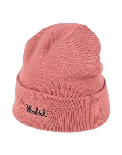 Woolrich Woman Hat Pink Size M Merino Wool