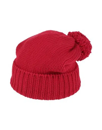 Woolrich Woman Hat Red Size L Wool