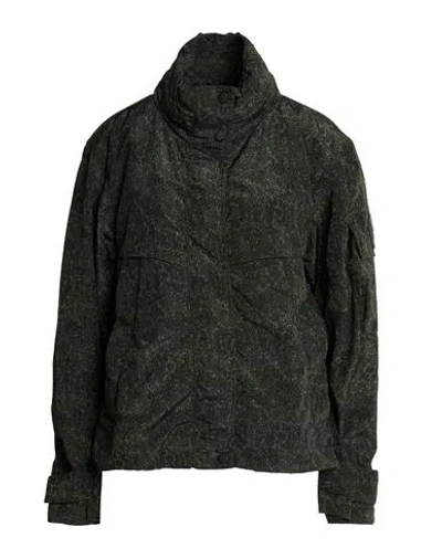 Woolrich Woman Jacket Dark Green Size L Polyamide