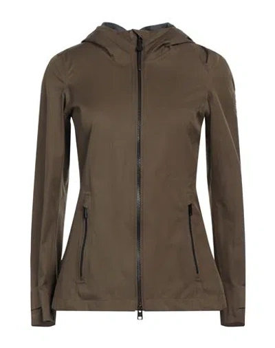 Woolrich Woman Jacket Military Green Size Xs Polyester In Black