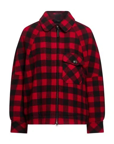 Woolrich Woman Jacket Red Size S Wool, Polyamide