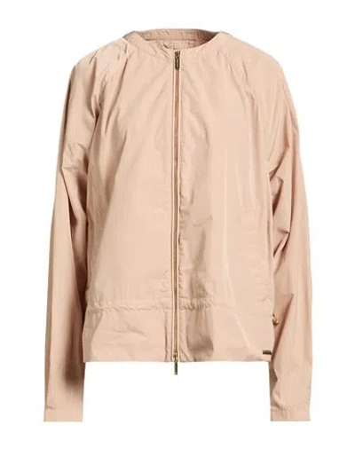 Woolrich Woman Jacket Sand Size Xxl Polyester In Pink