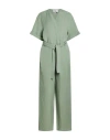 Woolrich Woman Jumpsuit Sage Green Size M Viscose, Linen