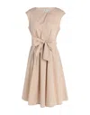 Woolrich Midi Dresses In Beige
