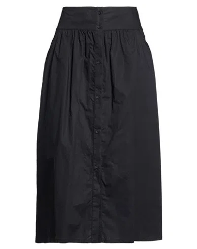 Woolrich Woman Midi Skirt Black Size S Cotton