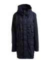 Woolrich Woman Overcoat & Trench Coat Midnight Blue Size L Polyamide