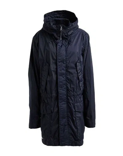 Woolrich Woman Overcoat & Trench Coat Midnight Blue Size L Polyamide