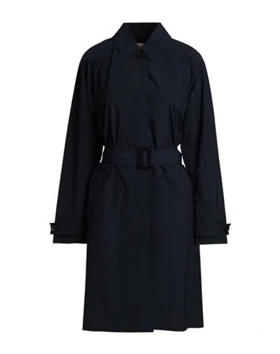 Woolrich Woman Overcoat & Trench Coat Midnight Blue Size L Polyester