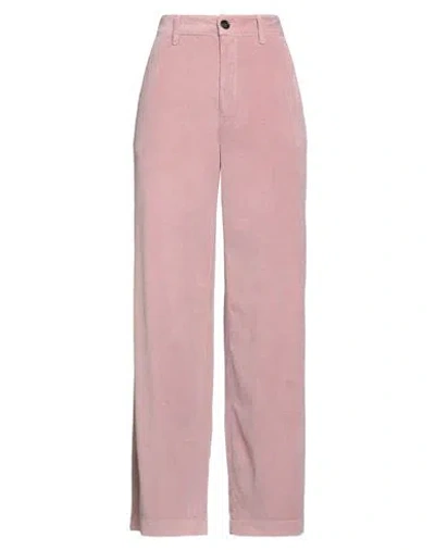Woolrich Woman Pants Antique Rose Size 28 Cotton, Lyocell, Elastane In Pink
