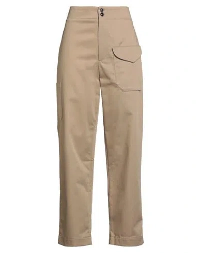 Woolrich Woman Pants Beige Size 32 Polyester, Cotton In Sand