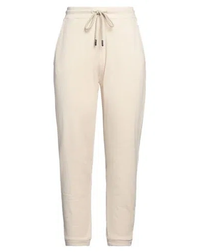 Woolrich Woman Pants Beige Size L Cotton, Polyamide