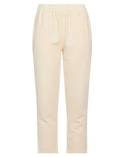 Woolrich Woman Pants Cream Size Xs Linen, Cotton In White