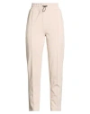 Woolrich Woman Pants Khaki Size L Cotton, Polyester, Elastane In Neutral