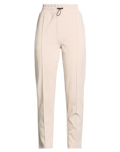 Woolrich Woman Pants Khaki Size L Cotton, Polyester, Elastane In Neutral