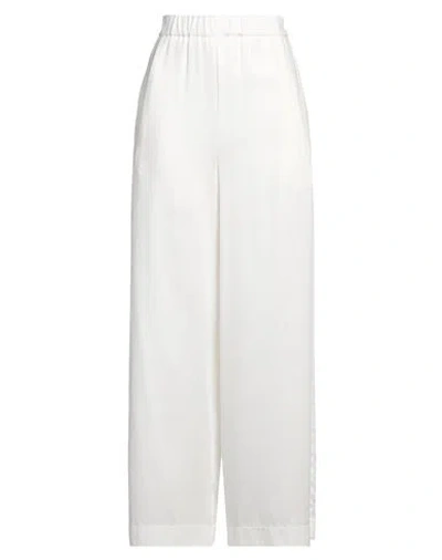 Woolrich Woman Pants White Size L Lyocell