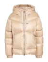 Woolrich Woman Puffer Beige Size L Polyamide In Neutral