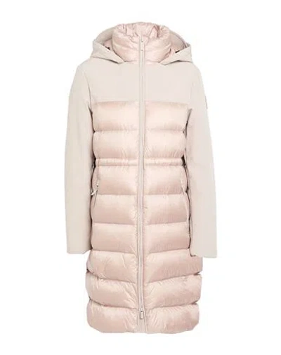 Woolrich Woman Puffer Beige Size S Polyester, Elastane, Polyamide In Pink