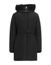Woolrich Woman Puffer Black Size L Cotton, Polyamide, Wool, Polyester