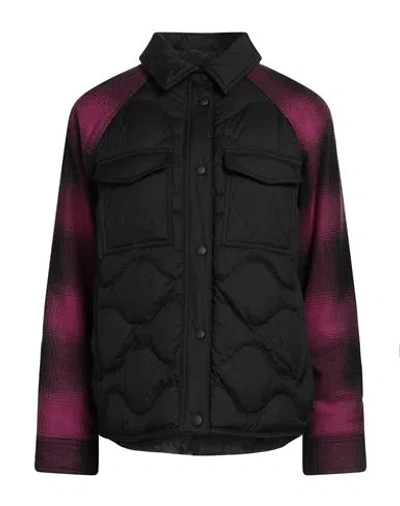 Woolrich Woman Puffer Black Size M Polyamide, Wool, Polyester