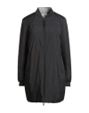 Woolrich Woman Puffer Charcoal Size L Polyamide, Elastane In Gray