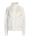 Woolrich Woman Puffer Ivory Size L Polyamide, Elastane, Polyester In White