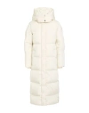 Woolrich Woman Puffer Ivory Size L Polyamide, Elastane In Neutral