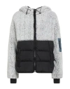 Woolrich Woman Puffer Light Grey Size L Polyester, Polyamide In Gray