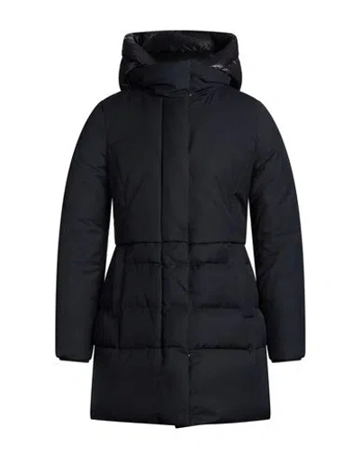 Woolrich Woman Puffer Midnight Blue Size L Polyester, Viscose