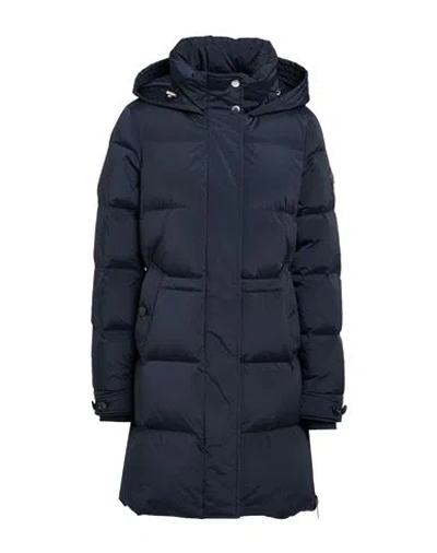 Woolrich Woman Puffer Midnight Blue Size Xl Polyamide, Elastane