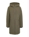 Woolrich Woman Puffer Military Green Size S Polyester, Elastane In Green