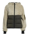 Woolrich Woman Puffer Military Green Size Xl Polyester