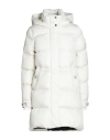 Woolrich Woman Puffer Off White Size S Polyamide, Elastane