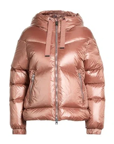Woolrich Woman Puffer Pink Size Xs Polyamide
