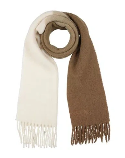 Woolrich Woman Scarf Cream Size - Alpaca Wool, Polyamide In Multi