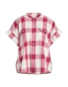 Woolrich Woman Shirt Fuchsia Size M Cotton In Pink