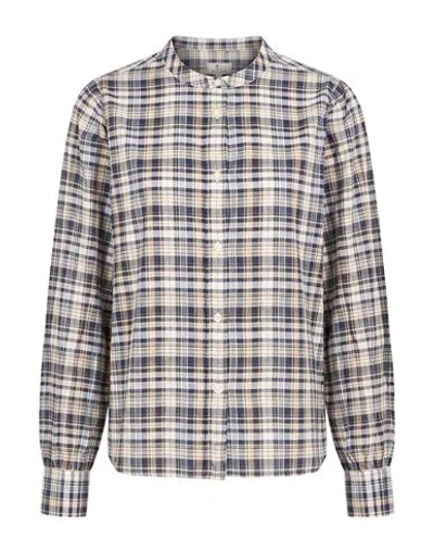 Woolrich Woman Shirt Navy Size Xs Cotton In Blue