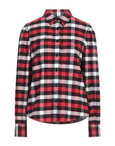 Woolrich Woman Shirt Red Size L Cotton