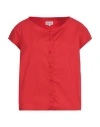 Woolrich Woman Shirt Red Size S Cotton In Red