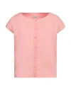 Woolrich Woman Shirt Salmon Pink Size Xs Cotton