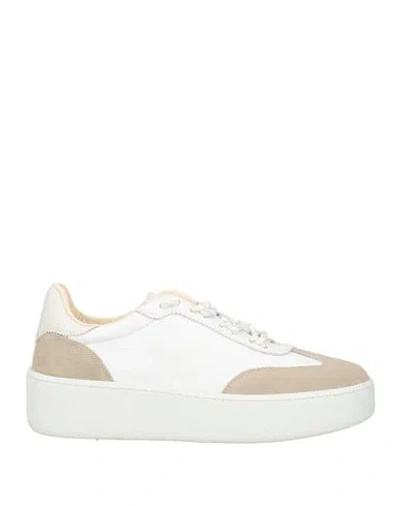 Woolrich Woman Sneakers White Size 7 Leather