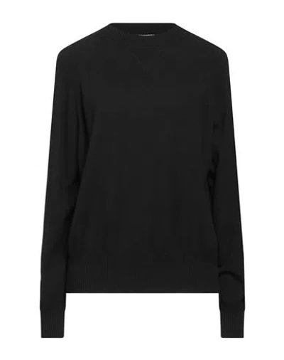 Woolrich Woman Sweater Black Size L Polyamide, Viscose, Wool, Cashmere In Multi