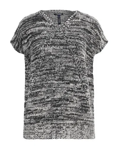 WOOLRICH WOOLRICH WOMAN SWEATER BLACK SIZE XS COTTON, NYLON