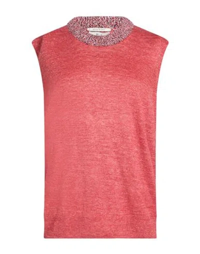 Woolrich Woman Sweater Brick Size Xl Linen In Red
