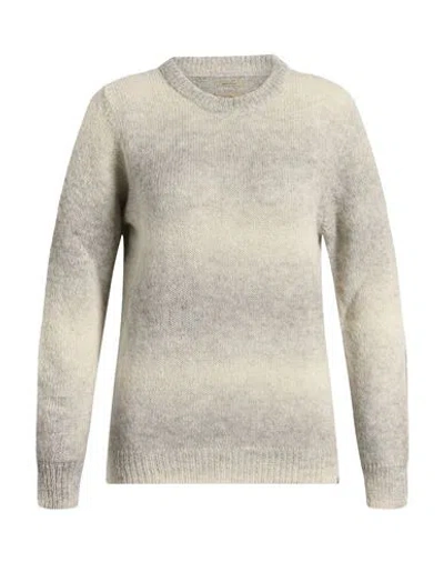 Woolrich Woman Sweater Grey Size M Alpaca Wool, Polyester In Gray